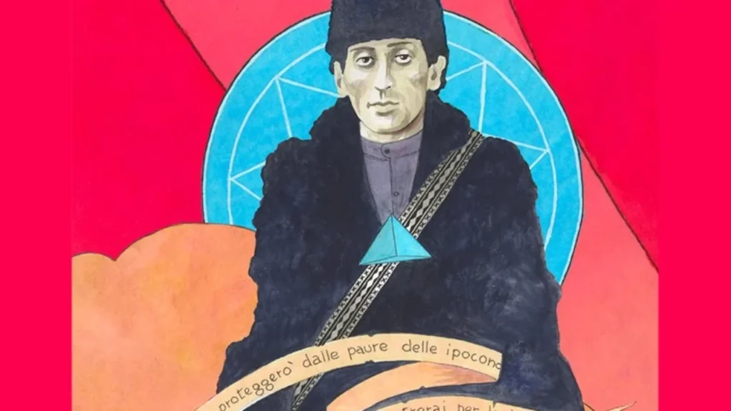 Murales dedicato a Franco Battiato