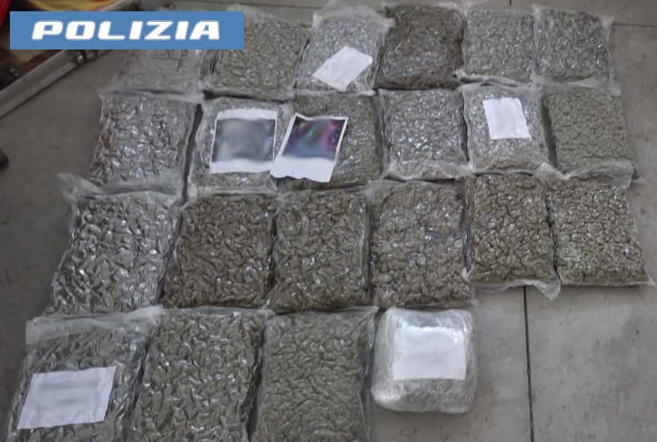 Il garage della droga a San Cristoforo