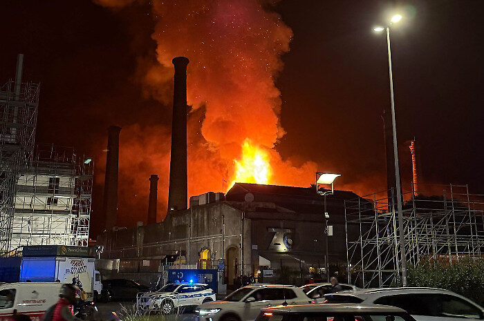 Incendio "Le Ciminiere"